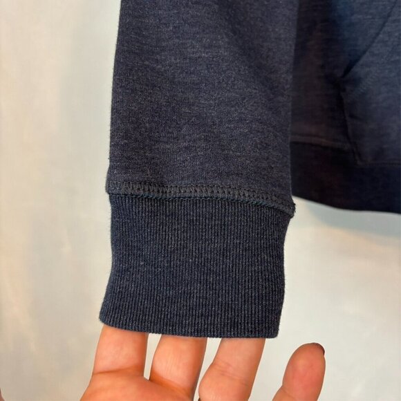 Crewcuts Navy Blue Orange Accent Collar Boys Sweatshirt Size Large 11-12 Classic - Picture 4 of 11